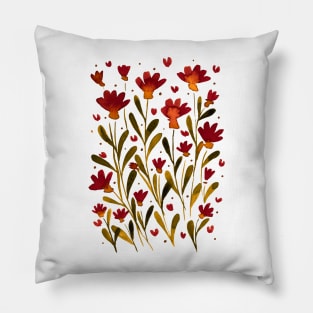 Forget me not flowers - autumn vibes Pillow