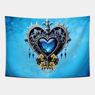 Wonderful noble gothic heart Tapestry