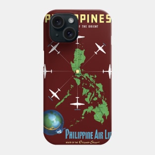 Vintage Travel Poster Philippines Phone Case