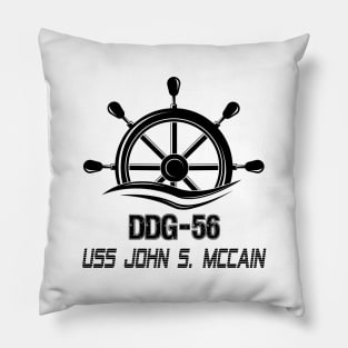 Uss John Mccain DDG 56 Gold Pillow