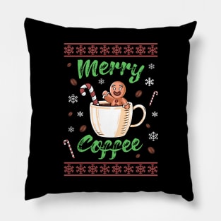 coffee christmas Pillow