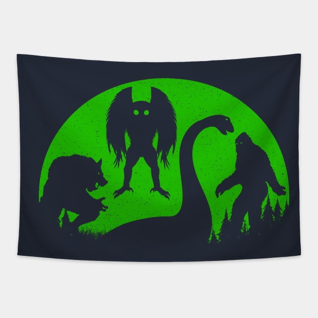 Cryptid Tapestry by Tesszero