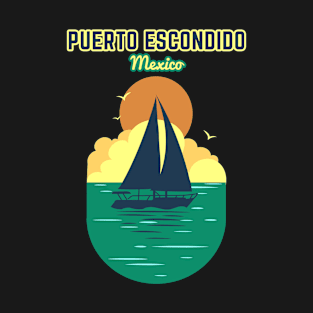 Puerto Escondido Mexico beach name T-Shirt