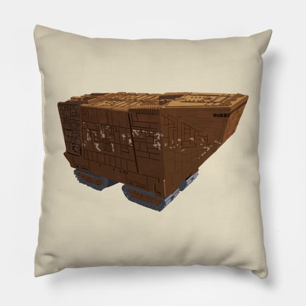 Sand Crawler Pillow by GonkSquadron