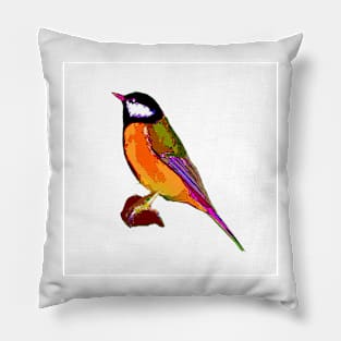 Great Tit Bird Pillow