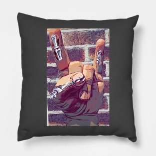 Rock and roll wall Pillow