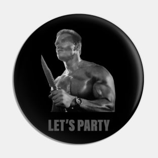 Commando - Let's Party Pin