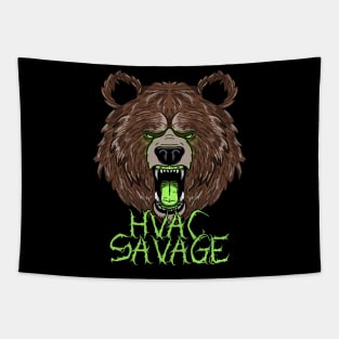 HVAC Savage - Bear Tapestry