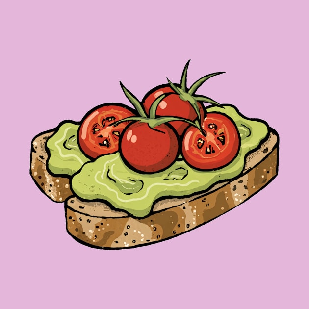 california avocado toast by CreationArt8