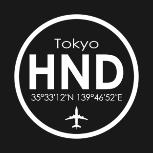 HND, Tokyo Haneda Airport T-Shirt