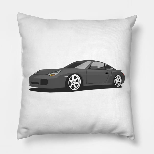 Porsche 911 Pillow by Rebellion Store