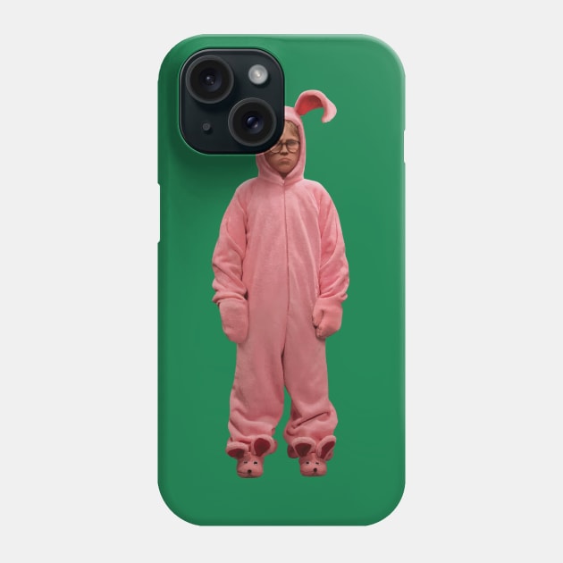 Christmas Story Bunny Costume Phone Case by justin_weise