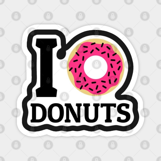 I LOVE DONUTS Magnet by Newtaste-Store