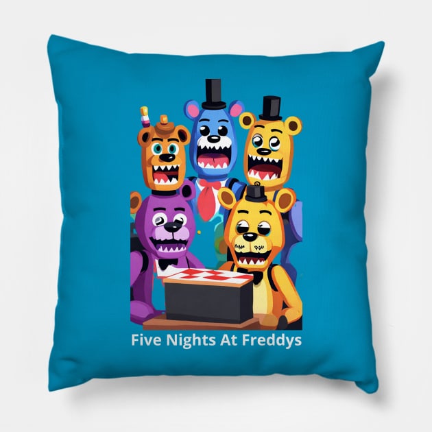 Five Nights At Freddys Pillow by abahanom