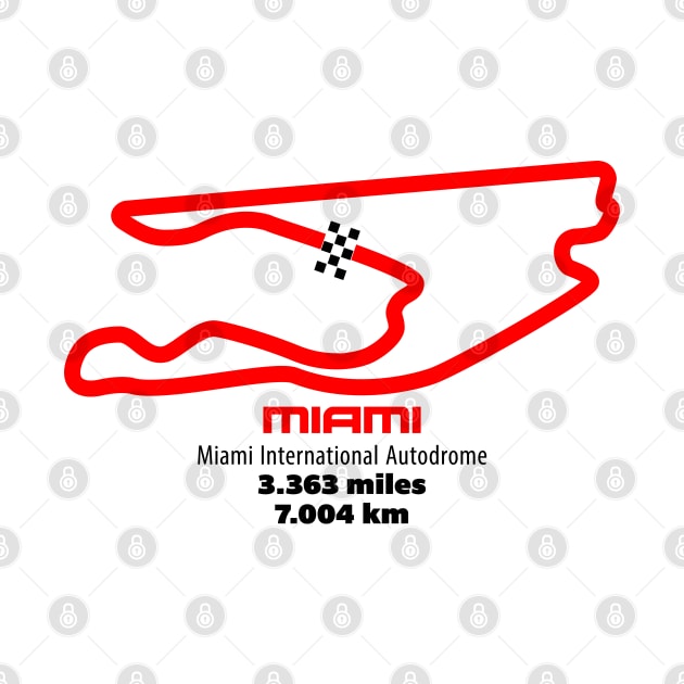 Miami Track Graphic by Hotshots