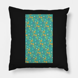 Mystery Inc Pattern (Teal) Pillow