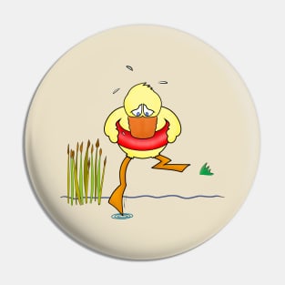 Braving the waters Pin