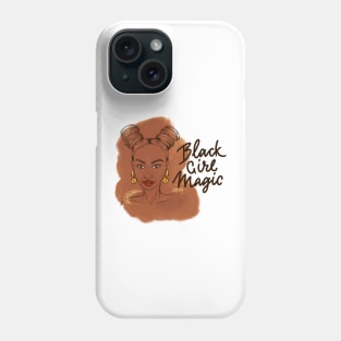 Black magic girl Phone Case