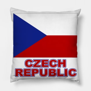 The Pride of the Czech Republic - Czech Flag Design Pillow