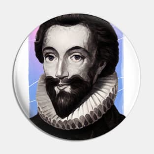 English Poet John Donne illustration Pin