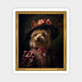 Sophisticated Dachshund-Norwich Terrier Mix (Framed) Magnet