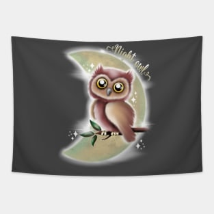 Night owl Tapestry