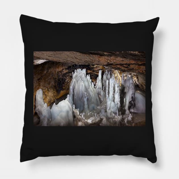 Scarisoara glacier in Romania, Apuseni national reserve Pillow by naturalis