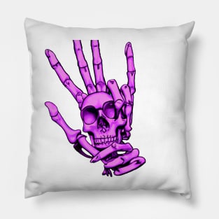 Skull Hand Pillow