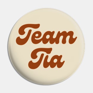 Team Tia burgundy Pin