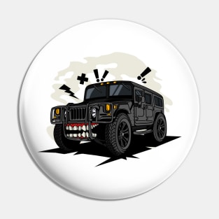 Mad Army Car Pin