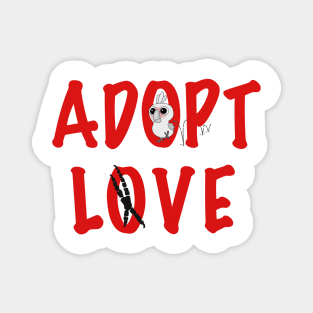 Adopt Love! - Mr. Toki, the Goffin's Cockatoo! Magnet