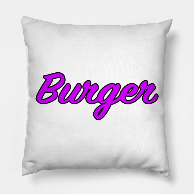 Burger Pillow by lenn