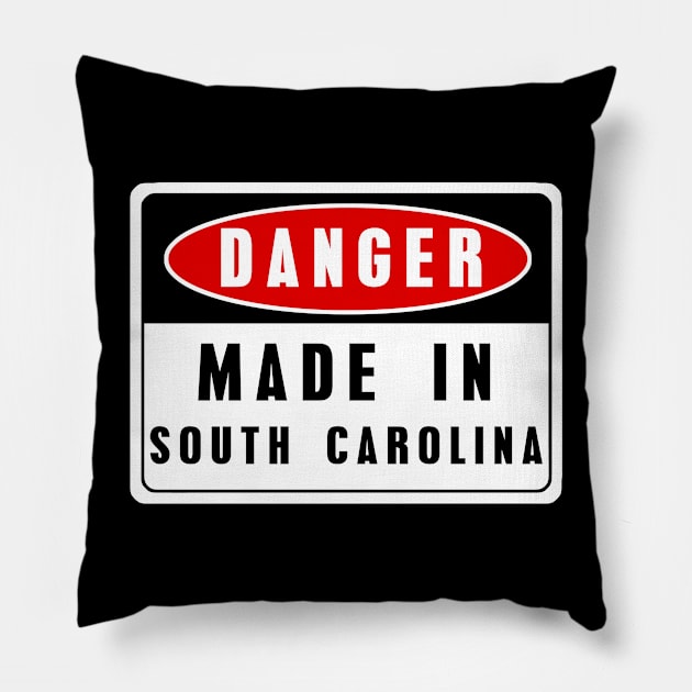 Made in South Carolina Pillow by EriEri