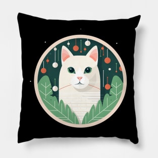 Turkish Van Cat Xmas Ornament, Love Cats Pillow