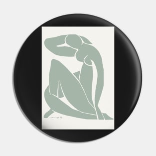 Henri Matisse Nu Bleu (Blue Nude) Reworked Wall Art Prints, Matisse Exhibition Posters, Art Prints, Men, Women, Gift Pin