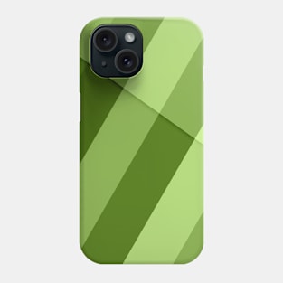 Greenery light green geometric lines Phone Case