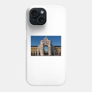 Rua Augusta Arch And Praca do Comercio - 3 © Phone Case