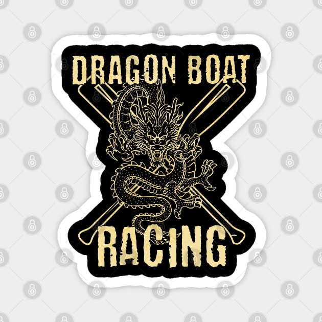 Dragon Boat Racing Magnet by Yesteeyear