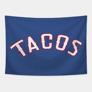 Tacos & Baseball Tapestry