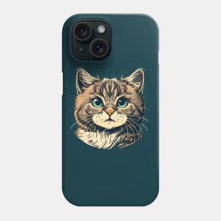 Happy Kitten Cat Face - Be happy Everyday Phone Case