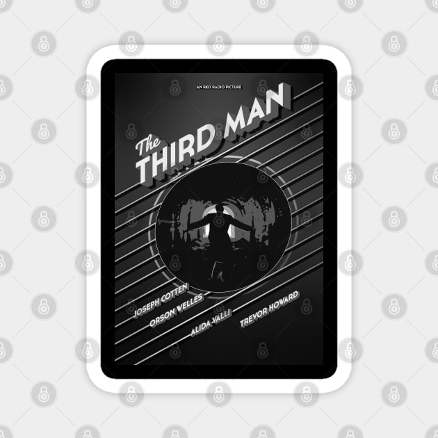 The Third Man - movie poster Magnet by Chill Studio