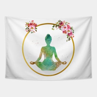 Yoga meditation Tapestry