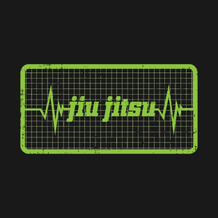 Jiu Jitsu Fighting Heartbeat Pulse T-Shirt