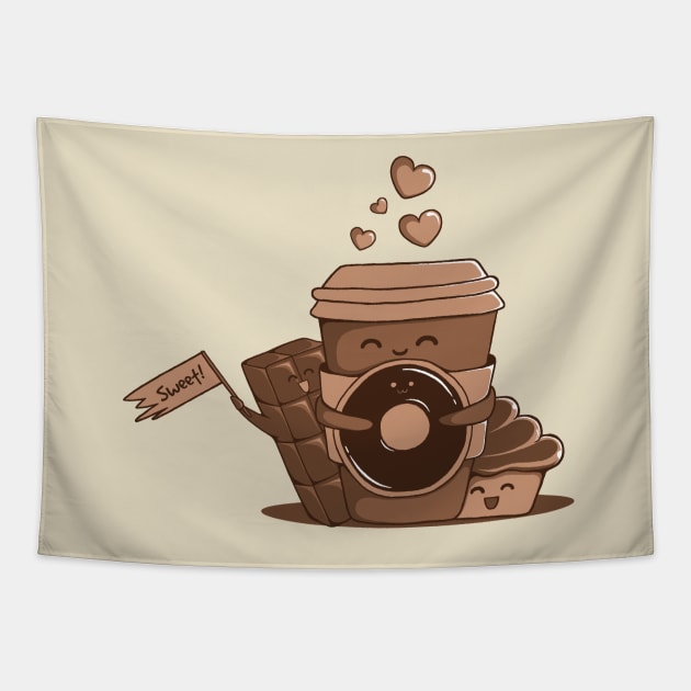 Caffeinated Love Tapestry by perdita00