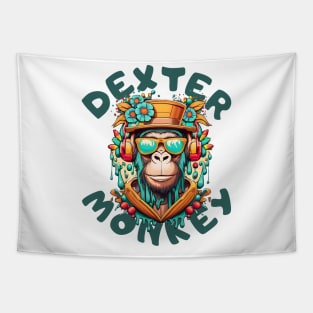 Cyborg Monkey Dexter Tapestry