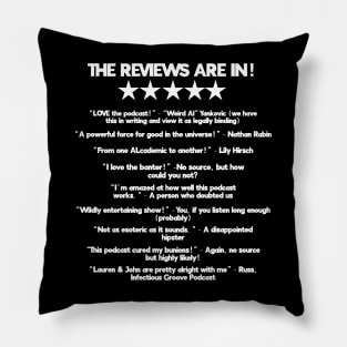 Beer'd Al Reviews Pillow