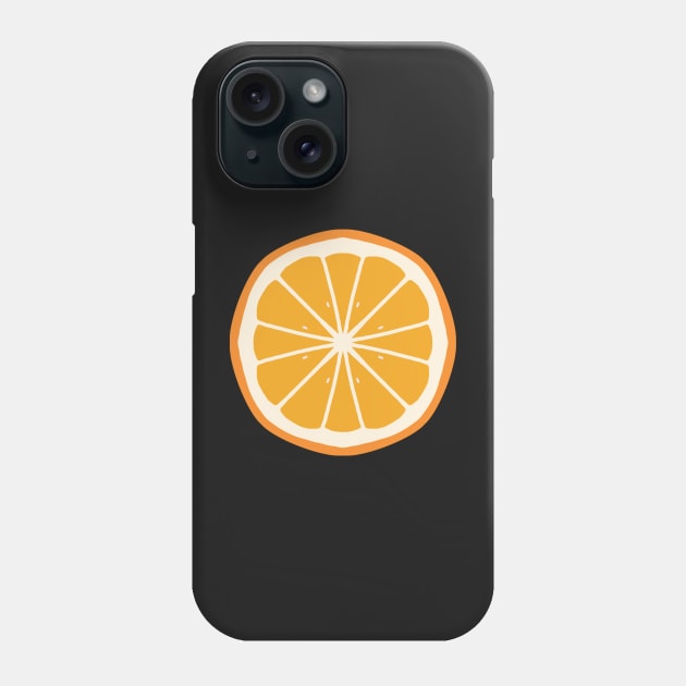 Tangerine slice Phone Case by MaguiMagui