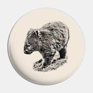 Wombat Pin