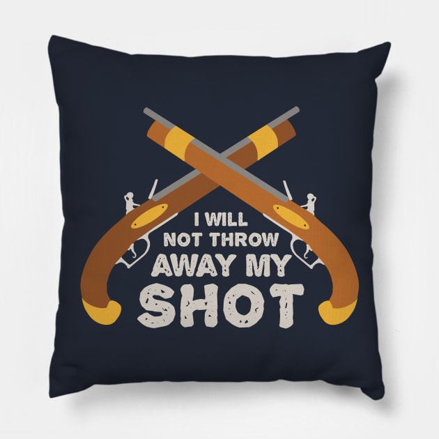 My Shot Pillow by savvymavvy