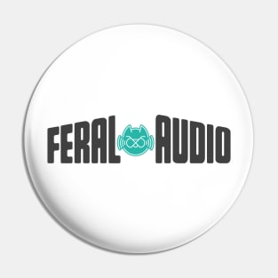 Feral Audio - Our Very Second Logo! (light version) Pin